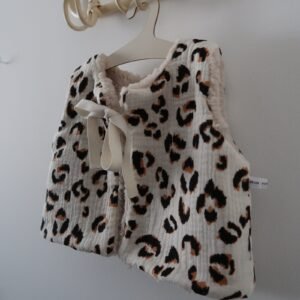 Gilet de berger léopard