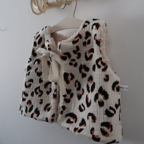 Gilet de berger léopard