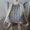 Sac à dos fleuri
