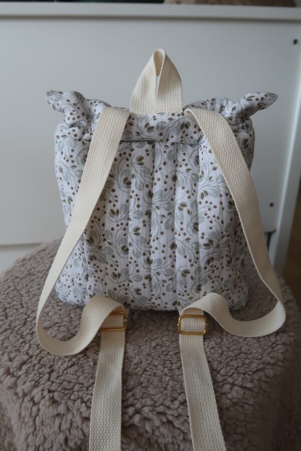 Sac à dos fleuri