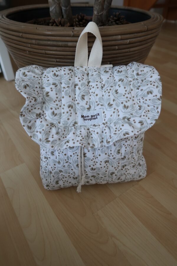 Sac à dos fleuri
