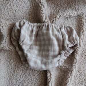 Bloomer bébé en double gaze beige
