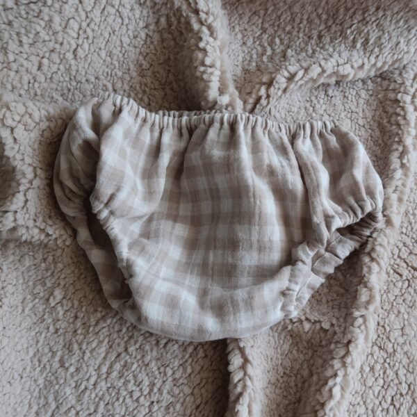 Bloomer bébé en double gaze beige