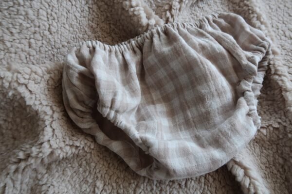 Bloomer bébé en double gaze beige